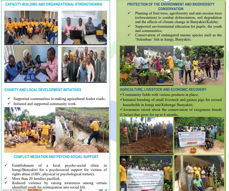 LEAFLET OF ACTIVITIES CARRIED OUT IN 2024