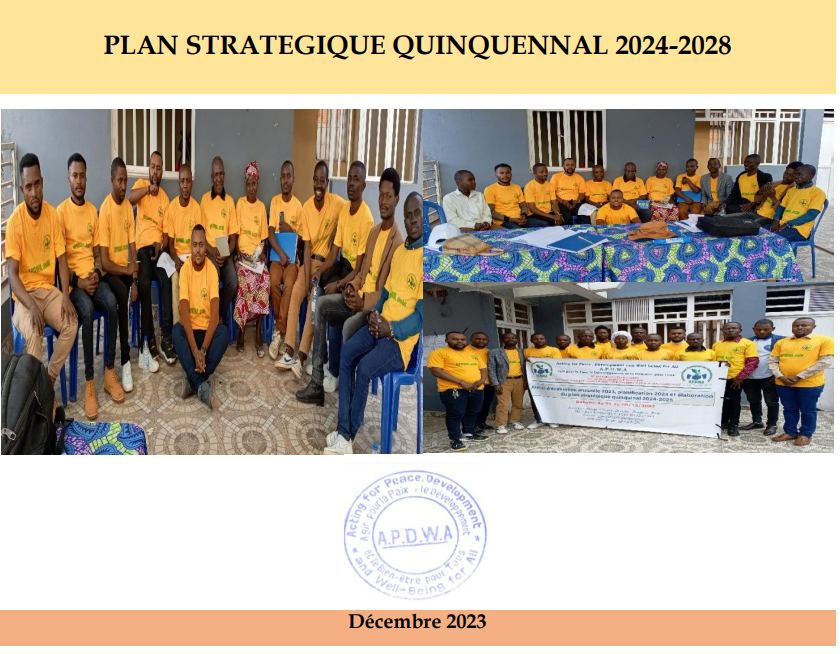 PLAN STRATEGIQUE QUINQUENNAL 2024-2028